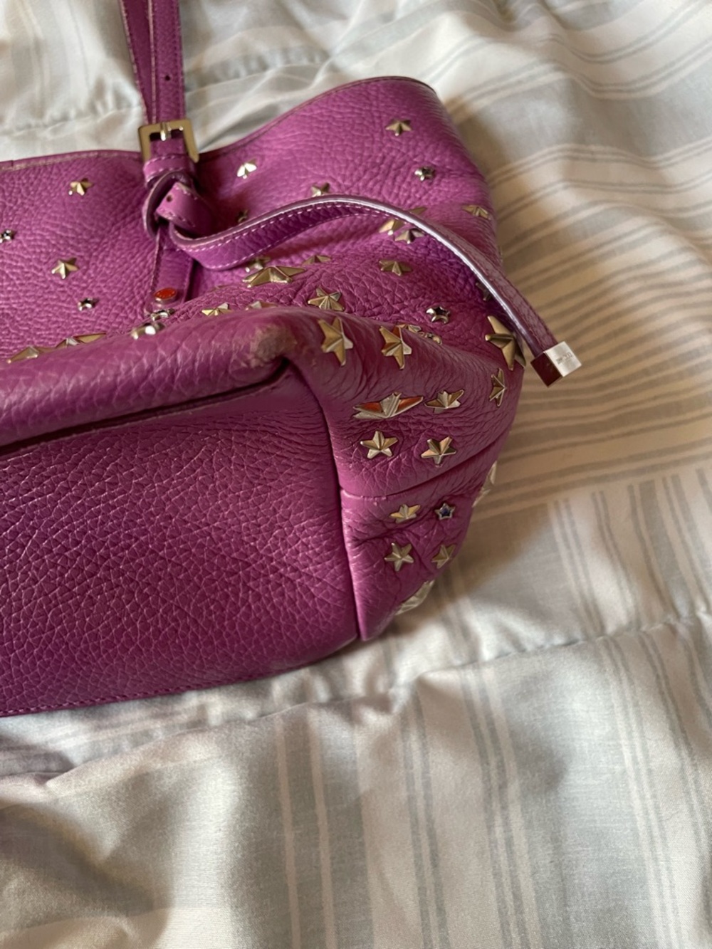 Jimmy Choo Pink Star-Studded Tote - Picture 2 of 10